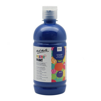 Mont Marte Poster Paint 500ml - Phthalo Blue