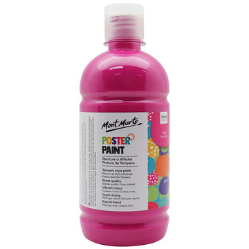 Mont Marte Poster Paint 500ml - Pink