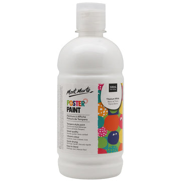 Mont Marte Poster Paint 500ml - White